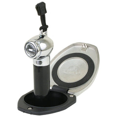 Scandvik Black SS Recessed Transom Shower Handle/Hose - Vertical/Horizontal Mount - 6 Hose