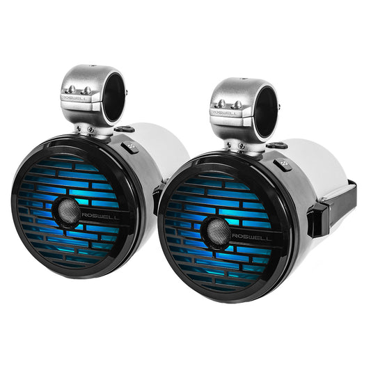 Roswell R1 8 Tower Speakers - Black - 100W RMS 200W Peak Power