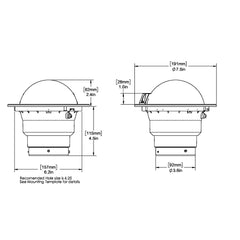 Ritchie SS-5000 SuperSport Compass - Flush Mount - Black