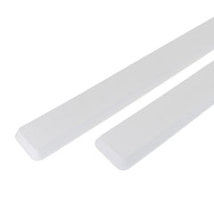SeaDek Cockpit Coaming Bolster Set (2) - 4" x 39" 20mm Thick - White w/Brushed Texture