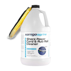 Xanigo Marine Shore Power Cord Rub Rail Cleaner w/Glove - 1 Gallon