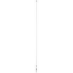 Scout 8' QuickFit White VHF Antenna w/5M Cable + FME Quick 6 Foam Filled 6db Solid Brass Copper Element