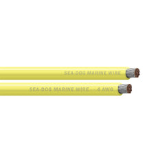 Sea-Dog 4 AWG Yellow Battery Cable - 50'