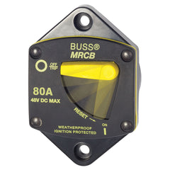 Blue Sea 7042 187-Series Circuit Breaker - Panel Mount 80A