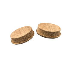 Whitecap Teak Round Drawer Pull - 1-3/8" Round - 2 Pack