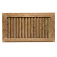 Whitecap Teak Louvered Insert - 16" x 9-1/8" x 3/4"