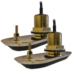 Raymarine RV-220 RealVision 3D Bronze Thru-Hull Transducer Pair Pack - 20 - 8M Cable Y-Cable
