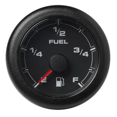 Veratron 52MM (2-1/16") OceanLink Fuel Level Gauge - Black Dial Bezel