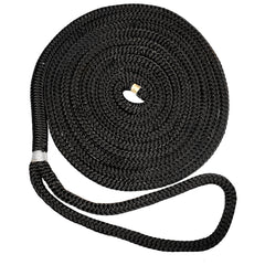 New England Ropes 3/4" Double Braid Dock Line - Black - 25