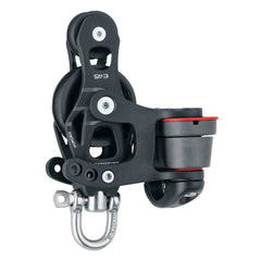 Harken 45mm Single Aluminum Element Fiddle Block w/Swivel 150 Cam Cleat