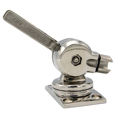 Shakespeare 6187 Sleek Compact Stainless Steel Rotatable 4-Way Ratchet Mount
