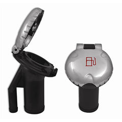 Attwood Deck Fill f/Pressure Relief Systems - Angled Body Scalloped Stainless Steel Cap