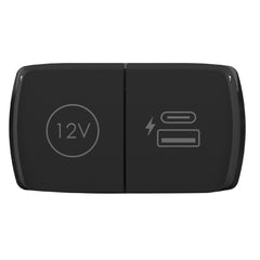 Scanstrut Flip Pro Duo - USB-A  USB-C w/12V Power Socket