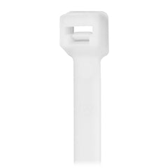 Pacer 8" Cable Tie - Natural Color - 50lb Tensile Strength - 2" Bundle Diameter - 100 Piece Bag