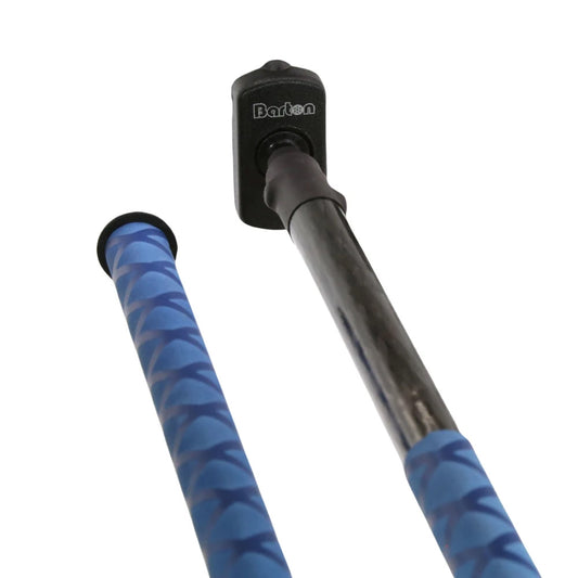 Barton Tiller Extension 900mm Carbon Fiber - Blue Soft Grip [43503]