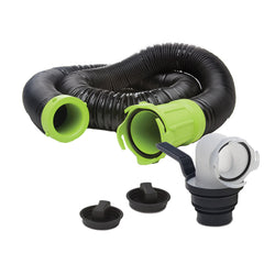 Thetford Titan Premium 15' Sewer Hose Kit w/Universal Bayonet Connection  5-in-1 Sewer Adapter w/Handle