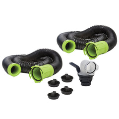 Thetford Titan Premium 20' Sewer Hose Kit w/Universal Bayonet Connection  5-in-1 Sewer Adapter w/Handle