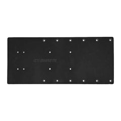 Sea Brackets 18" Straight Trolling Motor Plate - Black