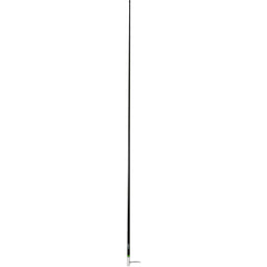 Scout 8' Black VHF Antenna 6dB Heavy Stainless Steel Ferrule w/6M RG-8x Includes PL-259 Heavy Duty Offshore Antenna KS-43