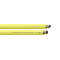 Sea-Dog 6 AWG Yellow Battery Cable - 25'