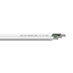 Sea-Dog 14/3 AWG Flat Triplex Wire - White/Green/Black - 100'