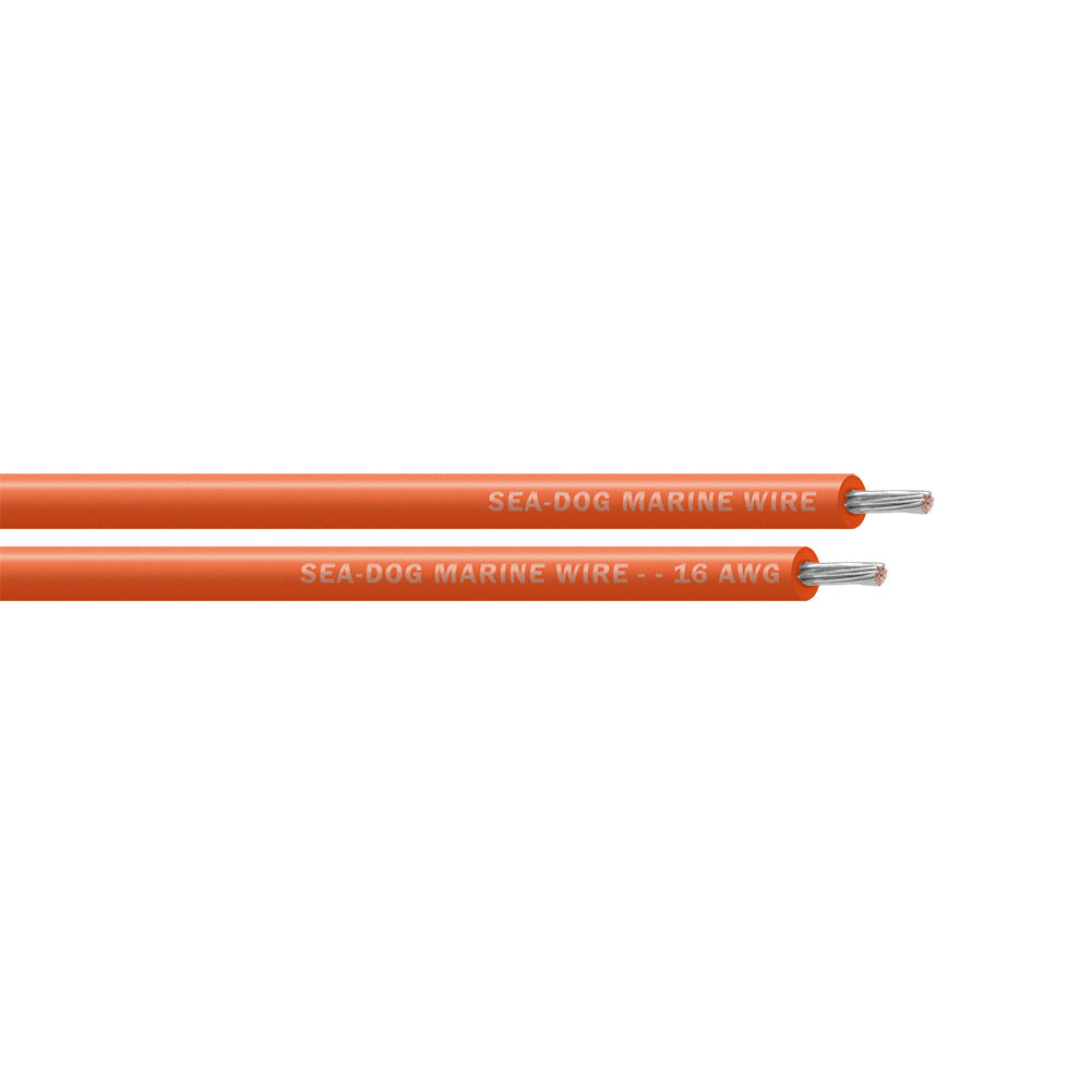 Sea-Dog 16 AWG Orange Primary Wire - 100'