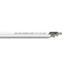 Sea-Dog 16/3 AWG Flat Triplex Wire - White/Green/Black - 100'