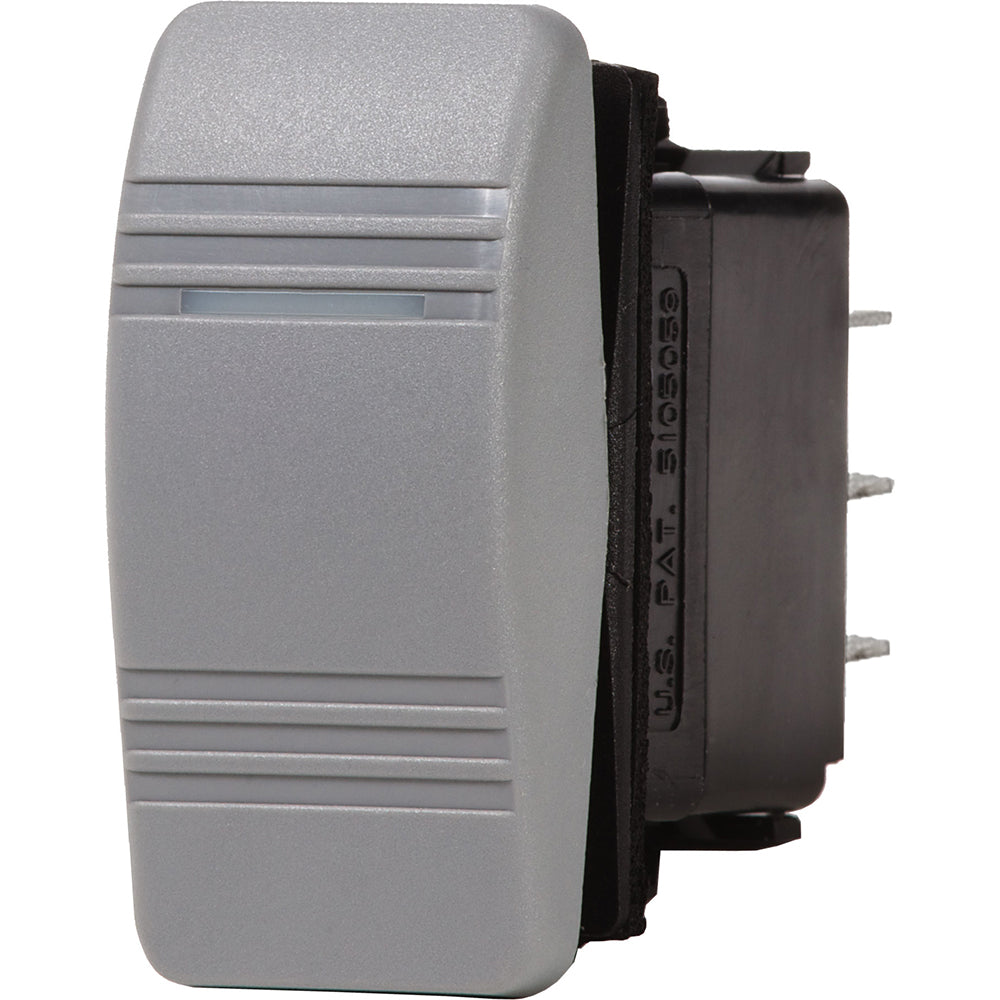 Blue Sea 8218 Water Resistant Contura III Switch - OFF-ON - Grey