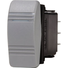 Blue Sea 8221 Water Resistant Contura III Switch - (ON)-OFF-ON - Grey