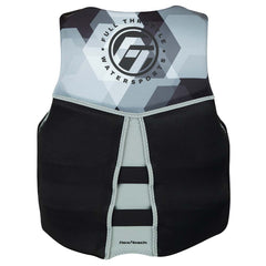 Full Throttle Mens Rapid-Dry Flex-Back Life Jacket - XL - Black/Grey