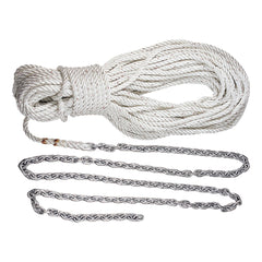 Lewmar Anchor Rode 215'-15' of 1/4" Chain  200' of 1/2" Rope w/Shackle